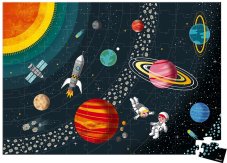 Janod Vzdelávacie puzzle Vesmír a slnečná sústava 100 ks
