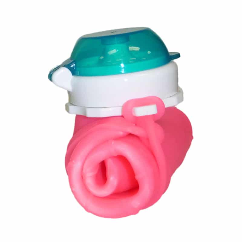 Squeasy Gear silikónová fľaša 480ml (sivá)