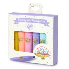 DJECO Mini zvýrazňovače, pastelové barvy, 6 ks
