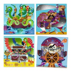 Djeco Tvorivá sada Piráti s diamantmi