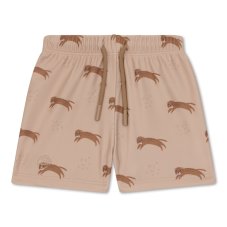 Swim Essentials Plavky Boxerky s UPF 50+ Brown Leopard