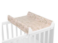 KikkaBoo Prebaľovacia podložka pevná 50x70 cm Secret Garden Beige