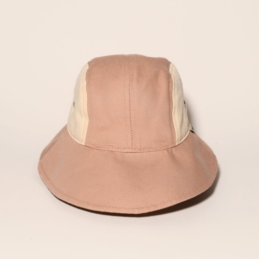KiETLA klobúčik s UV ochranou 0-1 rok (Green / Natural / Pink)