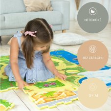 Hrací podložka Hakuna Matte Puzzle Safari 1,2 x 1,2 m
