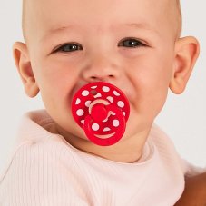 BIBS STUDIO Colour Polka anatomické cumlíky z prírodného kaučuku 2ks - veľkosť 1 (Ivory / Black)