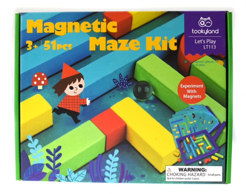 Tookyland Magnetni gradbeni set za labirint