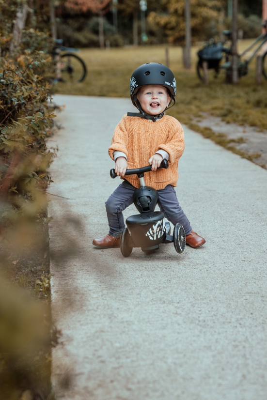 Scoot & Ride Detské odrážadlo kolobežka 2v1 Highwaykick 1 Lifestyle Zebra