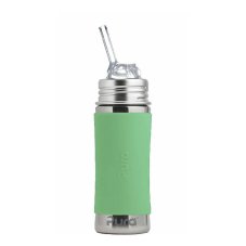 Pura nerezová fľaša so slamkou 325 ml (Moss)