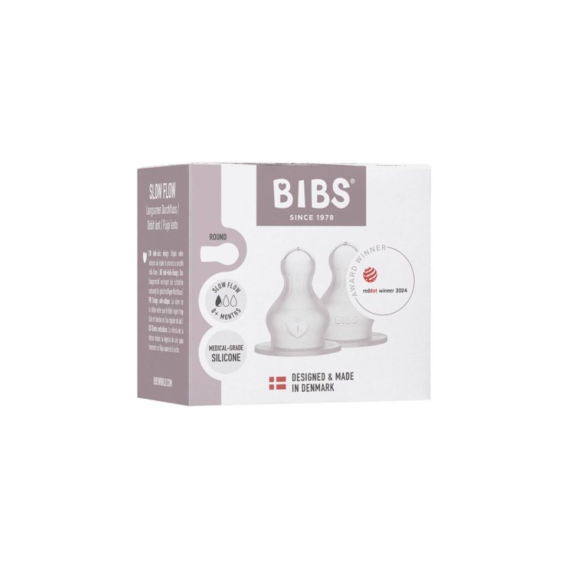 BIBS Baby Bottle silikónové cumlíky (rýchly prietok)