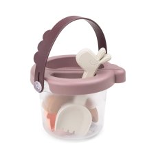 Hrací set na piesok Deer friends 5ks - ružový