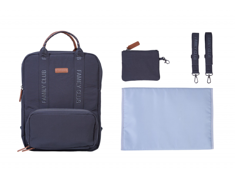 Childhome Prebaľovací batoh Family Club Signature Urban Dark Grey