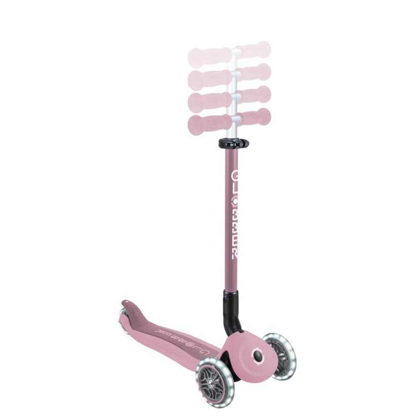 Globber Detská kolobežka Go up active lights ecologic Berry