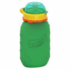 Squeasy Gear silikónová kapsička 180 ml (zelená)
