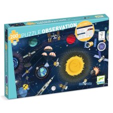 Djeco Objavovacie puzzle Vesmír 200 ks