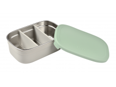 Beaba Nerezový box na svačinu Velvet Grey / Sage Green