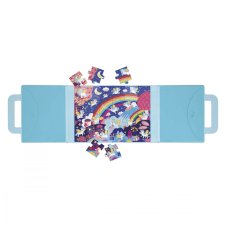 Janod Magnetipuzzle Jednorožce 24 ks v tvare kufríka