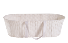 Ahojbaby Mojžíšův košík pro miminko Paper Dream white bez matrace