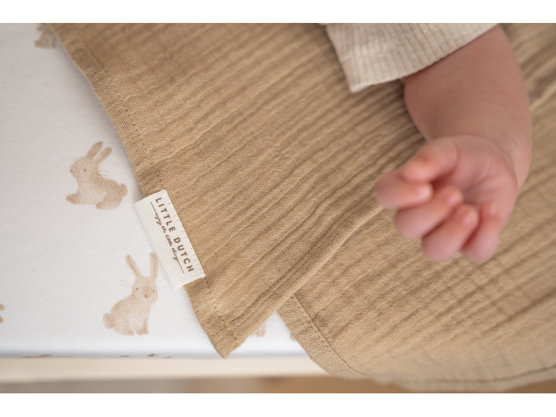 Little Dutch Plenky 70x70cm Baby Bunny Beige 2ks