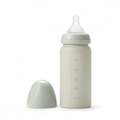 Skleněná kojenecká láhev Elodie Details - Mineral Green