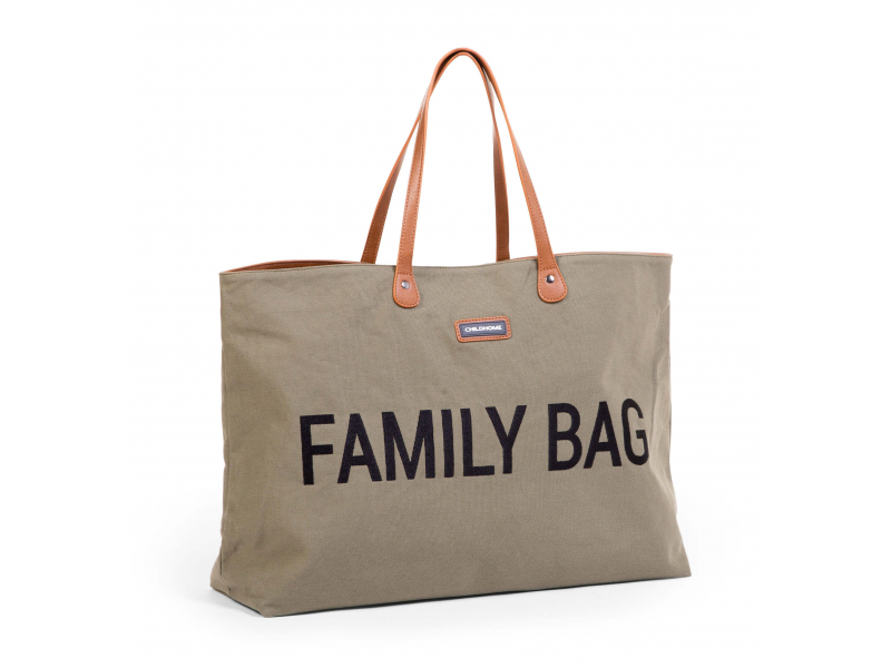 Childhome Potovalna torba Family Bag Canvas Khaki