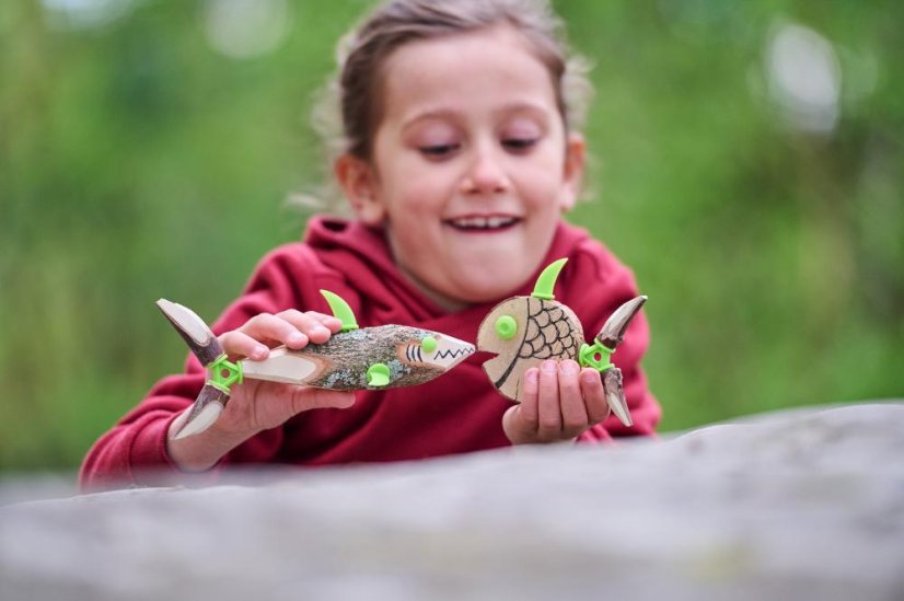 Haba Terra Kids Konstrukční sada Ryby 20 ks