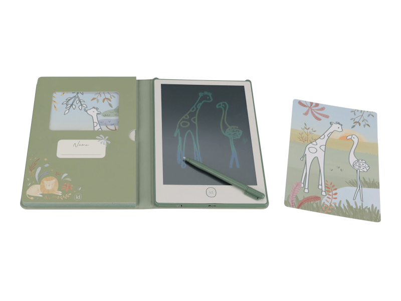 Little Dutch Kresliaci tablet Green Safari Friends