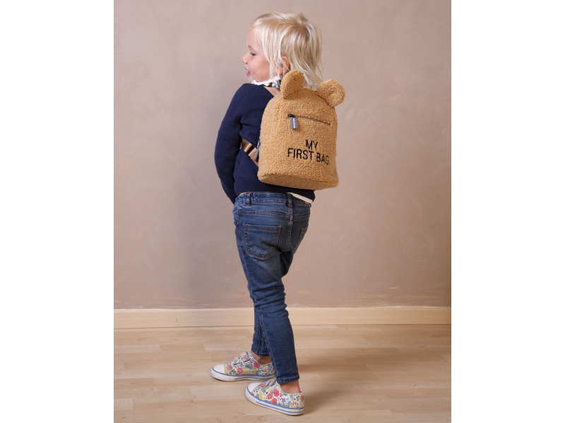 Childhome Detský batoh My First Bag Teddy Beige