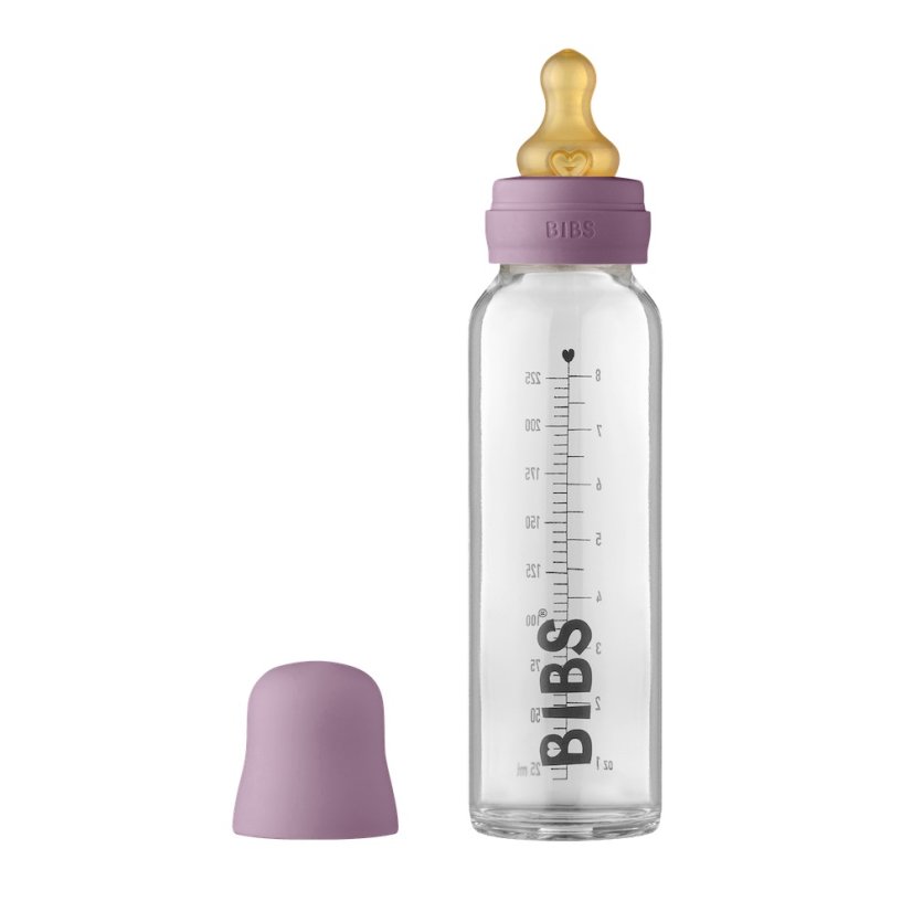 BIBS Baby Bottle skleněná láhev 225ml (Sage)