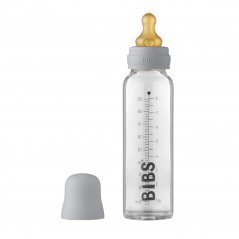 BIBS Baby Bottle steklena steklenička 225ml (Oblak)