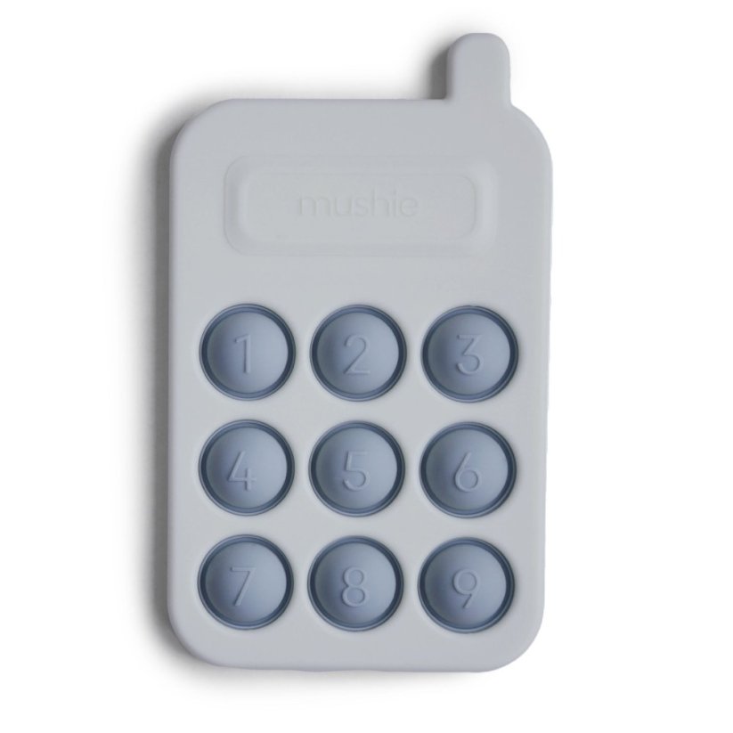 Mushie silikónová hračka pop-it Phone (Blush)