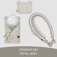 Výhodný set pre miminko - Royal Baby piesková