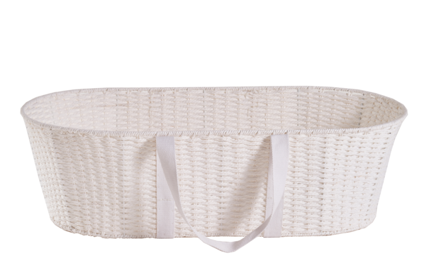 Ahojbaby Mojžišov košík pre bábätko Paper Dream white bez matraca