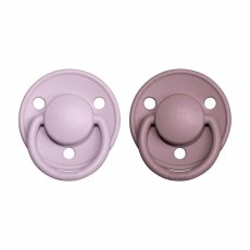 BIBS De Lux dudlíky ze silikonu 2ks - one size (Dusky Lilac / Heather)