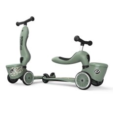 SCOOT AND RIDE Detské odrážadlo 2v1 - highwaykick 1 lifestyle - green lines