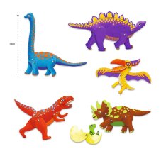 DJECO Papírové postavičky - Dinosauři