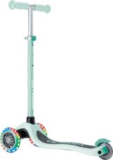 Globber detská trojkolesová kolobežka - Primo Lights V2 - Svietiace Kolieska - Dark Mint