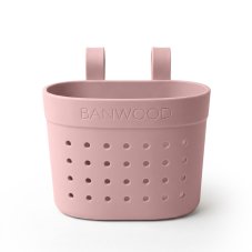 Banwood košík Pin & Ride (Dusty Rose)