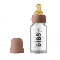 BIBS Baby Bottle sklenená fľaša 110ml (Woodchuck)