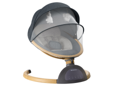 KikkaBoo Hojdacie lehátko elektrické Ashlee Dark Grey