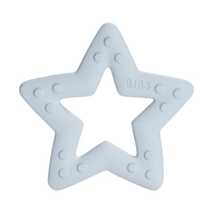 BIBS Baby Beating Teether (Star Baby Blue)