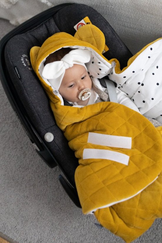 Fusak/zavinovačka/deka do autosedačky Sleepee Magic Jungle Powder Pink