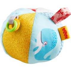 Haba Textilní míček s aktivitami pro miminka Mořský svět