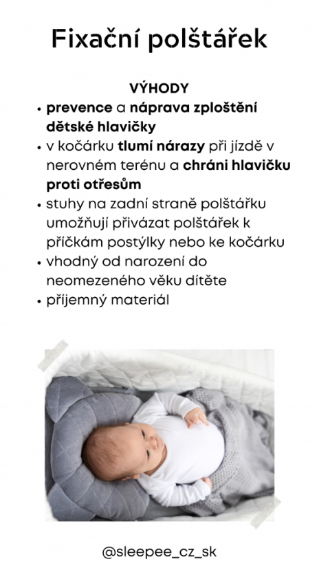 Fixačný vankúš Sleepee Royal Baby Teddy Bear modrá