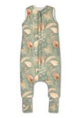 Celoročný spací vak s nohavicami Bohemian Green/Bohemian Botanic S