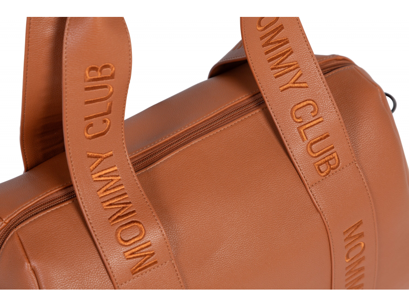Childhome Prebaľovacia taška Mommy Club Signature Vegan Leather Brown