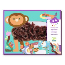 Djeco Tvorenie s vlnou a suchým zipsom Fluffy friends