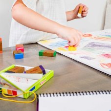 Kitpas Block voskové pastelky na sklo a papier 8ks (Hranaté)
