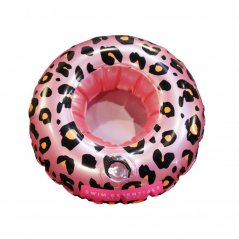 Swim Essentials Napihljivo držalo za skodelico Leopard Pink