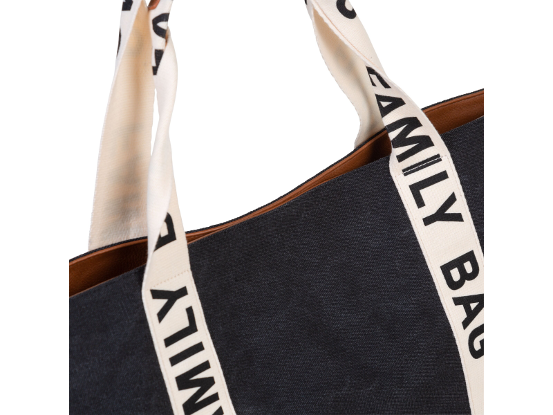 Childhome Cestovná taška Family Bag Canvas Black