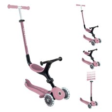 Globber Detská kolobežka Go up active lights ecologic Berry